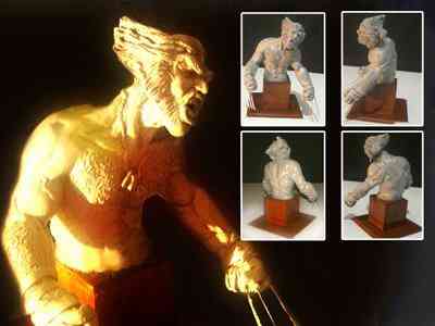 Escultura do Wolverine Wolverine2 | Curiosidades | Arte, escultura, wolverine
