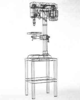 Wireframe de verdade bohren1 | Arte | 3d, Arte, escultura, incrível, wire frame