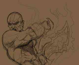 Kratos Concept Art kratosconcept1 | Arte | Arte, arte digital, concept, God of War, Kratos, photoshop