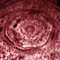 Hexágono misterioso em Saturno Hexágono em Saturno