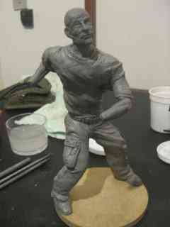 Projeto Boneco do John Locke - LOST - parte 4 CIMG2987 | Arte | bonecos, dicas, escultura, Lost