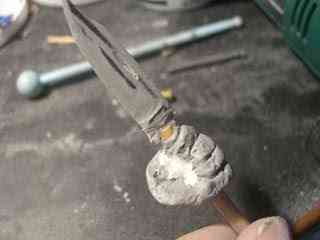 Projeto Boneco do John Locke - LOST - parte 6 CIMG3020 | Arte | dicas, escultura, Lost, mundo gump