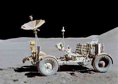 Da Terra a Lua - lista dos lixos que largamos lá 800px Apollo 15 Lunar Rover final resting place 28cropped29 | Ciência | Astronomia, espacial, foguete, lua, NASA