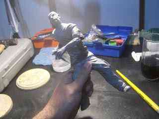 Projeto Boneco do John Locke - LOST - parte 7 CIMG3057 | Arte | bonecos, dicas, escultura, Lost