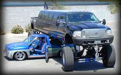 limusine: Carros para abalar Bangu, Madureira e até Nova Iguaçu Monster Truck Limo | Bizarro | bizarrice, bizarro, carros, curioso, incrível