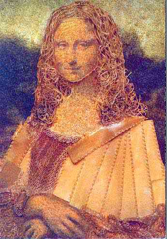 Mona Lisa remake PastaMona2 | Arte | absurdo, Arte, arte digital, bizarrice, bizarro, curioso, incível, incrível, post em destaque