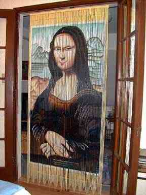 Mona Lisa remake cortina | Arte | absurdo, Arte, arte digital, bizarrice, bizarro, curioso, incível, incrível, post em destaque
