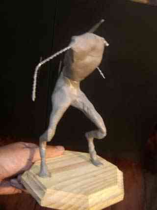 Boneco - Lobisomem sinistro - Parte I CIMG4704 | Arte | 3d, boneca, boneco, bonecos, dicas, escultura, lobisomem, materiais, olhos
