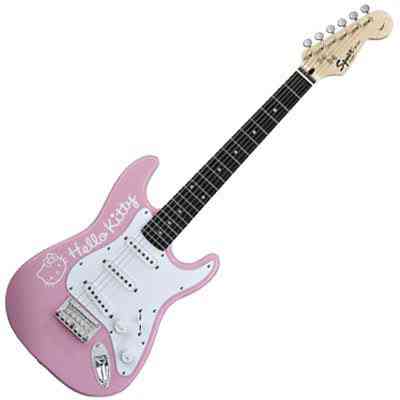 Dez produtos bizarros da Hello Kitty hello kitty guitar fender pink mini | Curiosidades | boneca, curioso, estranho