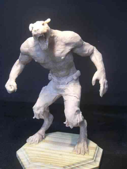 Boneco - Lobisomem Sinistro parte II lob43 | Arte | Arte, boneco, bonecos, curioso, dicas, escultura, incrível, lobisomem