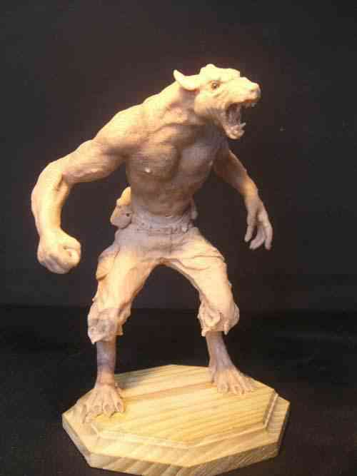 Boneco - Lobisomem Sinistro parte II lob47 | Arte | Arte, boneco, bonecos, curioso, dicas, escultura, incrível, lobisomem