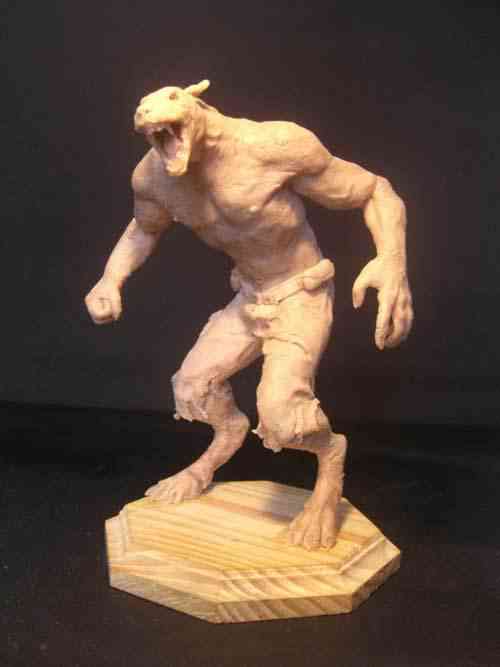 Boneco - Lobisomem Sinistro parte II lob48 | Arte | Arte, boneco, bonecos, curioso, dicas, escultura, incrível, lobisomem