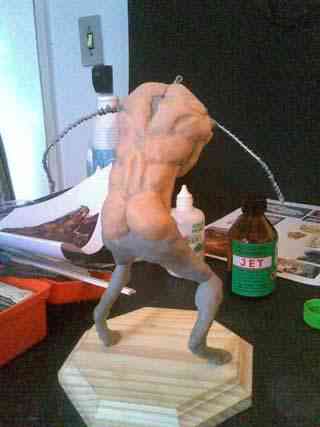 Boneco - Lobisomem Sinistro parte II lob7 | Arte | Arte, boneco, bonecos, curioso, dicas, escultura, incrível, lobisomem