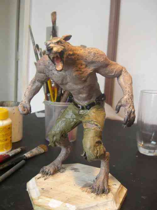 Boneco -Lobisomem Sinistro Parte III lobpinfinal | Arte | Arte, boneco, bonecos, curioso, design, dicas, escultura, lobisomem, pintura