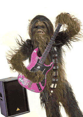 chewie chewbacca | Bizarro | bizarro, curioo, guitarra, star wars