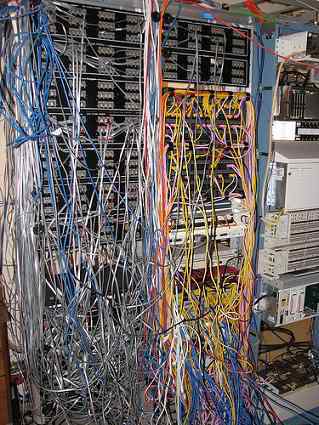 Cabos, fios, rede e bagunça CableJob8 | Bizarro | absurdo, bizarro, cabeamento, cabos, curioso, fios, incrível, rede, sinistro, Tecnologia