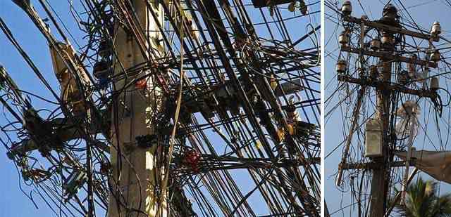 Cabos, fios, rede e bagunça WiringNightmare5 | Bizarro | absurdo, bizarro, cabeamento, cabos, curioso, fios, incrível, rede, sinistro, Tecnologia