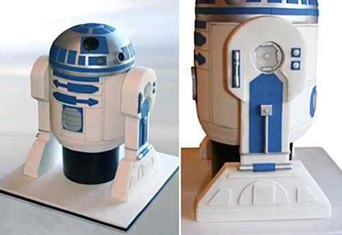 Bolo para viciado em Star Wars e outros bolos bizarros caker2d2 | Arte | Arte, bizarro, curioso, escultura, estranho, incrível, maluco