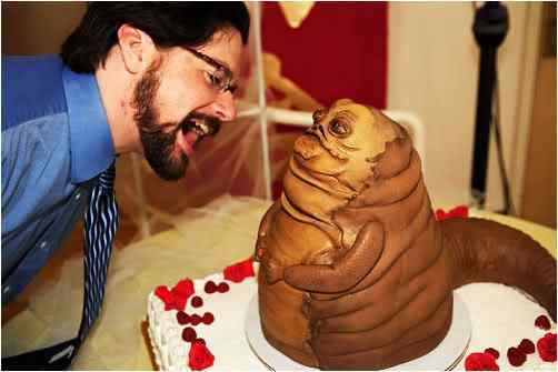 Bolo para viciado em Star Wars e outros bolos bizarros jabba | Arte | Arte, bizarro, curioso, escultura, estranho, incrível, maluco