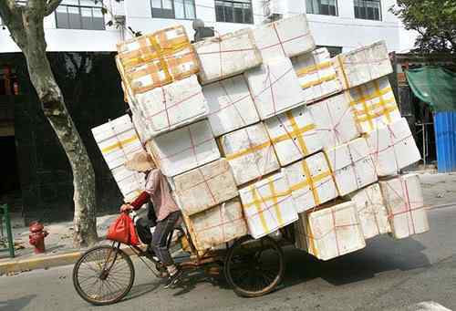 A arte de transportar 385198001 de104094a8 | Animais | bicicleta, bizarrice, bizarro, carga, china, curioso, índia, maluco, moto, pesado