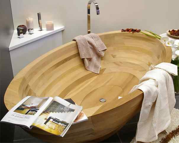 Coisas incríveis feitas de madeira e legno s wooden bathtub larger | Arte | Arte, curioso, incrível, madeira, marcenaria