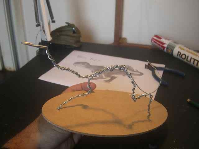 Aqua Rex - Parte 1 - Esqueleto CIMG0474 | Arte | Arte, bizarro, curioso, design conceitual, dinossauro, esculpindo, escultura, monstro, polyclay