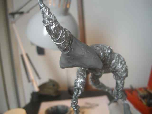 Aqua Rex - Parte 1 - Esqueleto CIMG0483 | Arte | Arte, bizarro, curioso, design conceitual, dinossauro, esculpindo, escultura, monstro, polyclay