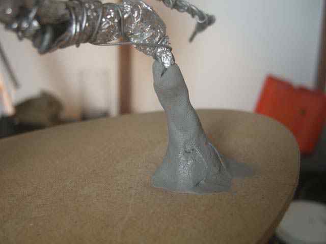 Aqua Rex - Parte 1 - Esqueleto CIMG0484 | Arte | Arte, bizarro, curioso, design conceitual, dinossauro, esculpindo, escultura, monstro, polyclay