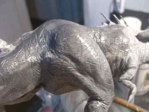 Aqua Rex parte 3 - O acabamento CIMG0586 | Arte | Arte, boneco, curioso, dinossauro, escultura