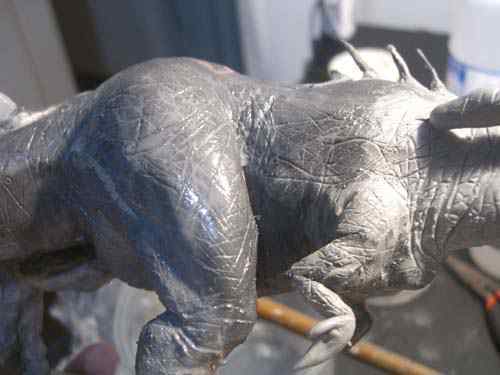 Aqua Rex parte 3 - O acabamento CIMG0588 | Arte | Arte, boneco, curioso, dinossauro, escultura