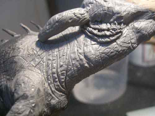 Aqua Rex parte 3 - O acabamento CIMG0590 | Arte | Arte, boneco, curioso, dinossauro, escultura