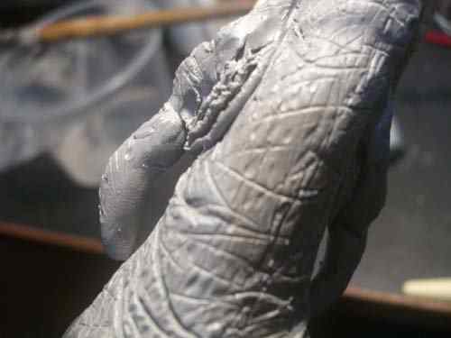Aqua Rex parte 3 - O acabamento CIMG0592 | Arte | Arte, boneco, curioso, dinossauro, escultura