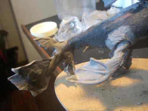 Aqua Rex parte 3 - O acabamento CIMG0602 | Arte | Arte, boneco, curioso, dinossauro, escultura