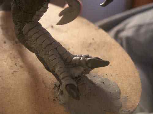Aqua Rex parte 3 - O acabamento CIMG0603 | Arte | Arte, boneco, curioso, dinossauro, escultura