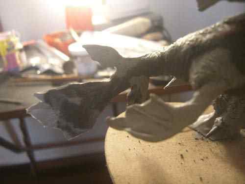 Aqua Rex parte 3 - O acabamento CIMG0605 | Arte | Arte, boneco, curioso, dinossauro, escultura