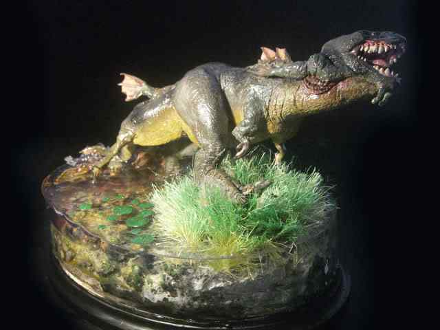 Aqua Rex - Parte final Aquafinal | Arte | boneco, dinossauro, escultura, monstro