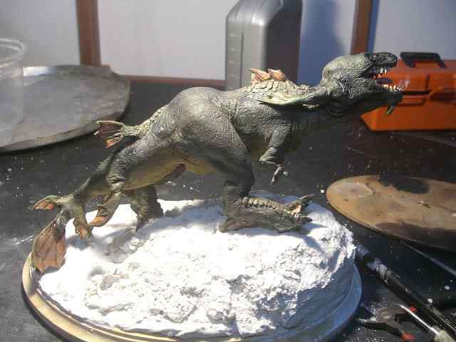 Aqua Rex - Parte final CIMG0887 | Arte | boneco, dinossauro, escultura, monstro