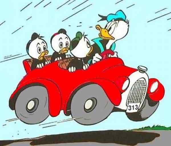 Construiram o carro do Pato Donald donald duck car 02 | Curiosidades | carrinho, carro, curioso, disney, pato donald