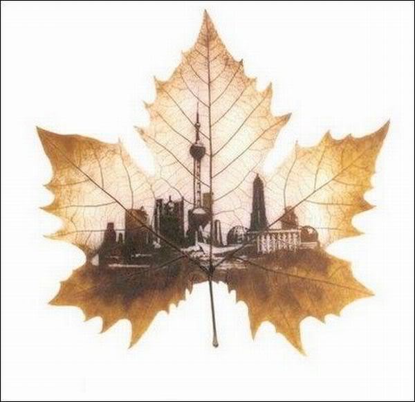 Leaf carving - a arte de esculpir em folhas leaves carving masterpieces 10 | Arte | Arte, bizarro, china, chinês, curioso, folhas, incrível, maluco