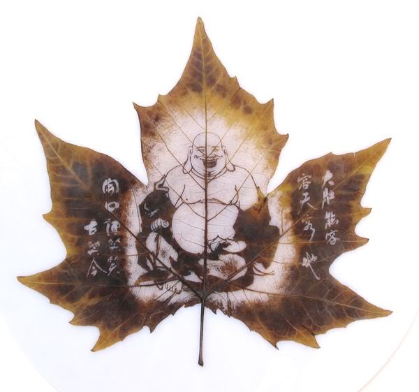 Leaf carving - a arte de esculpir em folhas leaves carving masterpieces 11 | Arte | Arte, bizarro, china, chinês, curioso, folhas, incrível, maluco