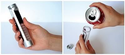 Um celular movido a Coca-Cola nogrephone | Arte | baterias, celular, china, chinês, coca-cola, curioso, design conceitual, Nokia, refrigerante