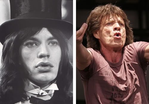 Celebridades ontem e hoje ontem hoje rock 13 | Curiosidades | bizarro, celebridades, curioso, feio, idade, velho