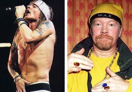 Celebridades ontem e hoje ontem hoje rock 7 | Curiosidades | bizarro, celebridades, curioso, feio, idade, velho