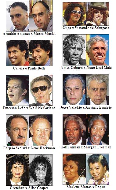 Parece, mas não é: Celebridades que parecem gêmeos separados nasc1 | Curiosidades | bizarro, celebridades, curioso, incrível