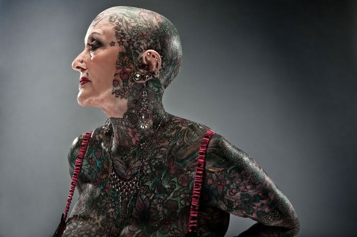 O homem e a mulher mais tatuados do mundo Photobucket