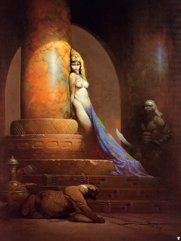 20 grandes ilustrações do Frank Frazetta frank frazetta egyptianqueen | Arte | Arte, desenho, ilustração, pintura