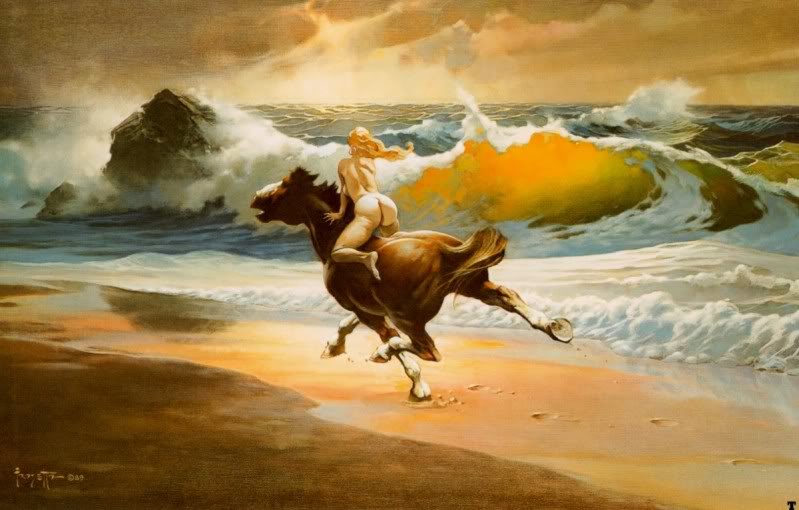 20 grandes ilustrações do Frank Frazetta frank frazetta wildride | Arte | Arte, desenho, ilustração, pintura