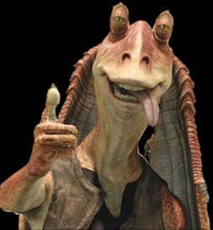 Agentes digitais jar jar binks | Arte | 3d, animação, computação grafica, curioso