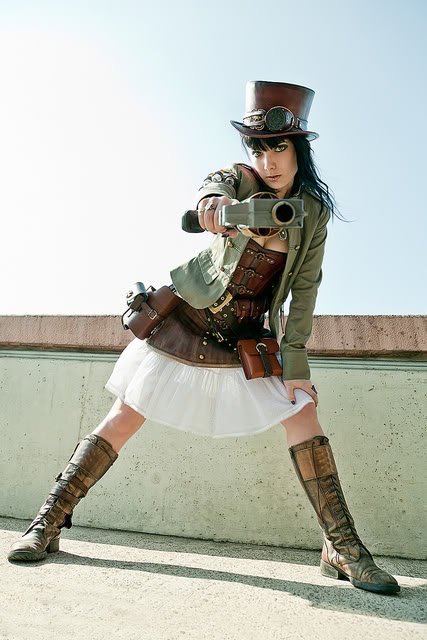 Gatas em cosplay steampunk Photobucket