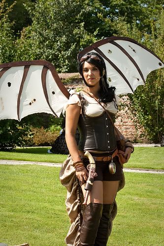 Gatas em cosplay steampunk Photobucket